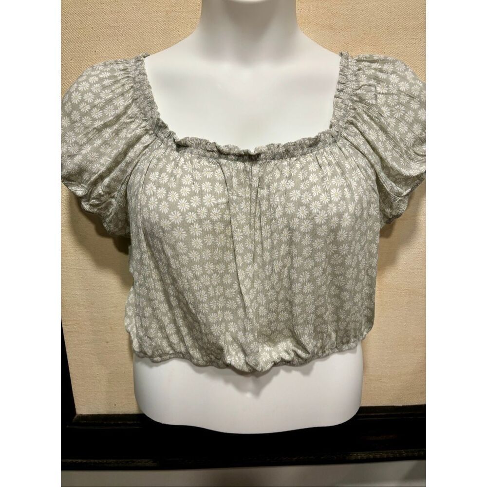 Hippie Rose Green Top - XL